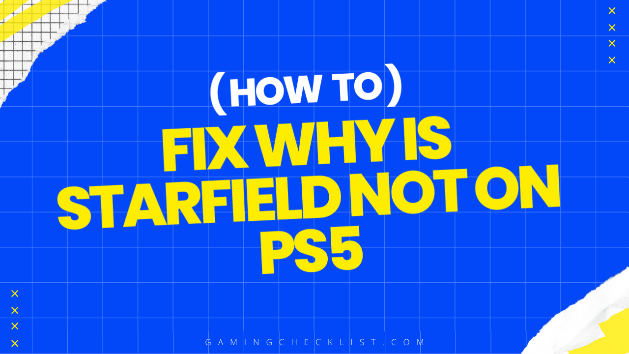 Why Is Starfield Not on Ps5