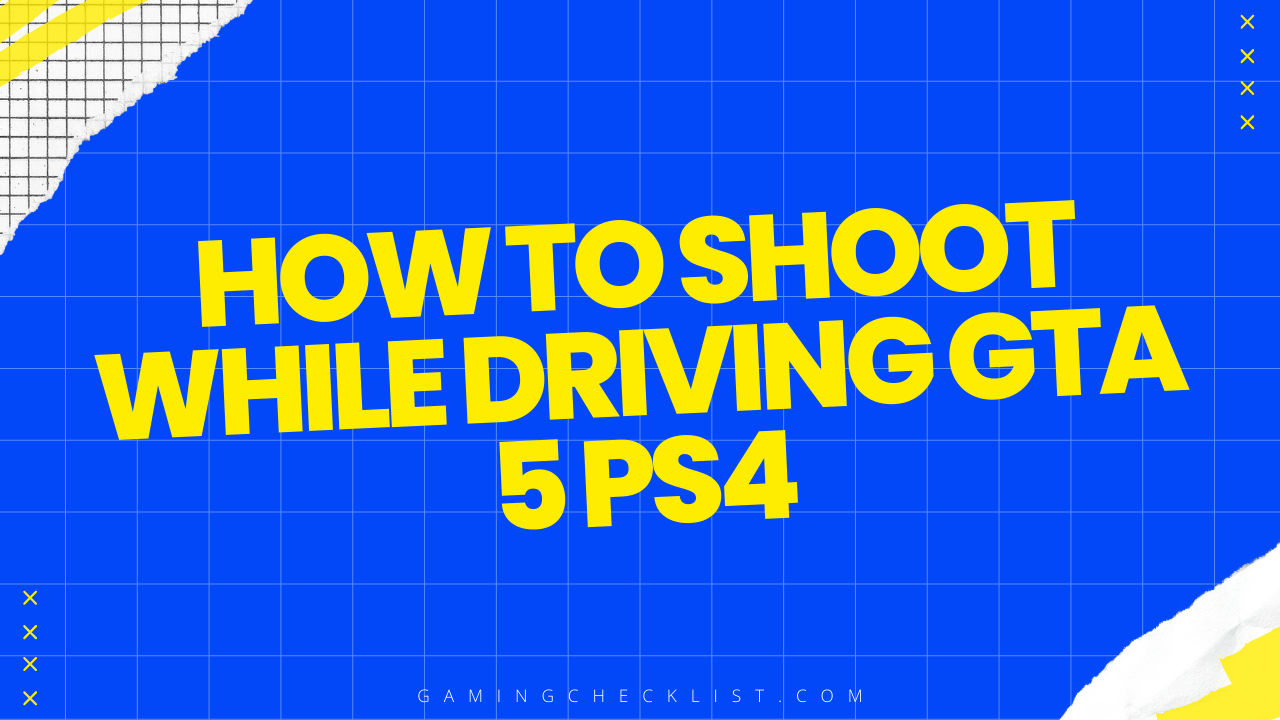 How to Shoot While Driving Gta 5 Ps4
